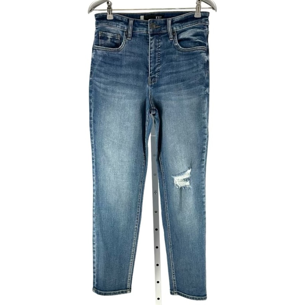 KUT from the Kloth | 2 Naomi High Rise Fab Ab Girlfriend Straight Leg Jeans